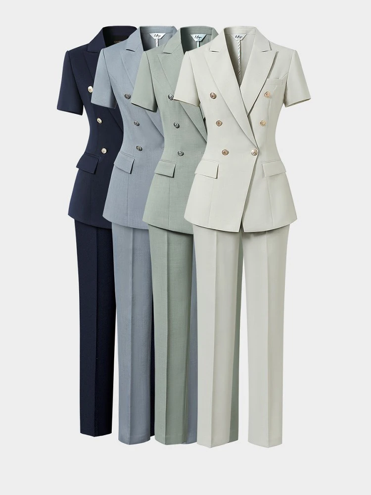 Short Sleeve Suit Set Women's Summer Thin Small Size Administrative Professional Skirt Suit Hotel High-End Jewelry Store Work...
Short Sleeve Suit Set Women's Summer Thin Small Size Administrative Professional Skirt Suit Hotel High-End Jewelry Store Work...