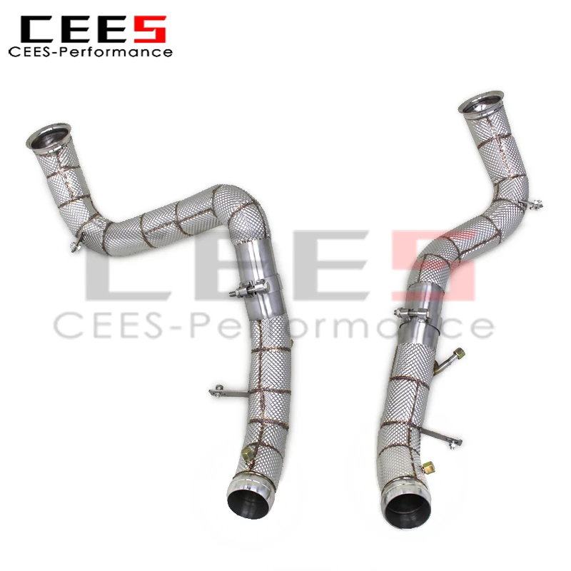 cees SS304 Exhaust Header Downpipes for Mercedes-Benz E63/E63S AMG W213 4.0TT 2016-2023 Sport Car Free Flow Pipe Exhaust Muffler
cees SS304 Exhaust Header Downpipes for Mercedes-Benz E63/E63S AMG W213 4.0TT 2016-2023 Sport Car Free Flow Pipe Exhaust Muffler