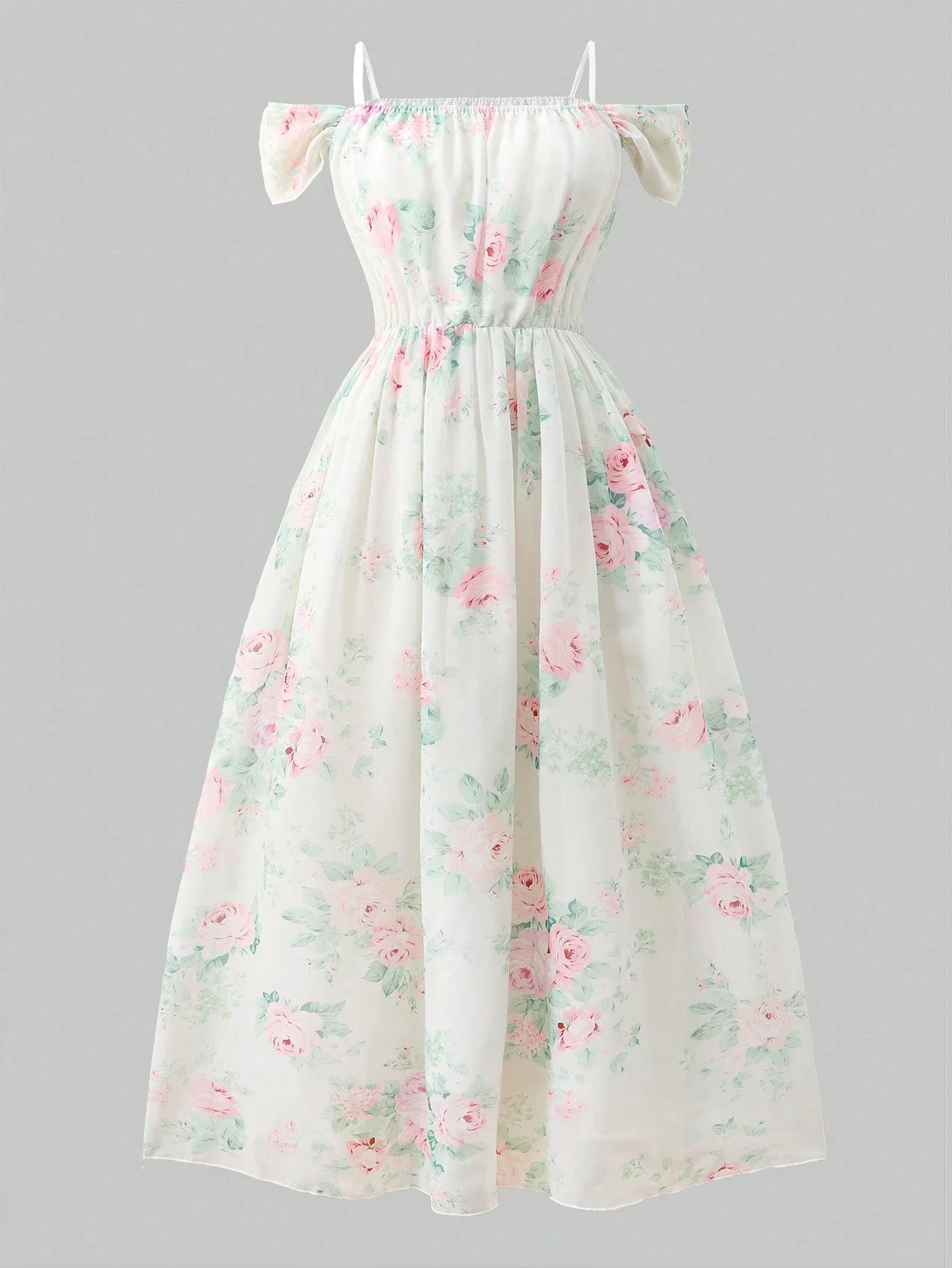 Women's Off-Shoulder Floral Chiffon A-Line Long Dress Summer Casual
Women's Off-Shoulder Floral Chiffon A-Line Long Dress Summer Casual