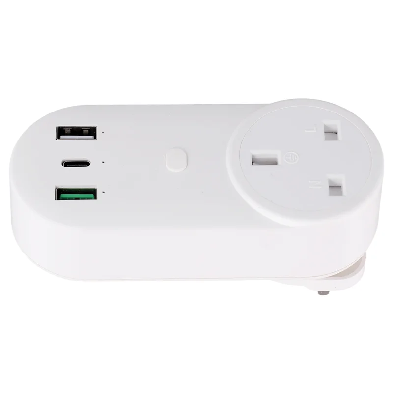 Smart Socket Wifi Plug Smart Outlet Wifi Plug 16A 2-Hole USB+Type-C Outlets 65W Remote Control Compatible Alexa UK Plug
Smart Socket Wifi Plug Smart Outlet Wifi Plug 16A 2-Hole USB+Type-C Outlets 65W Remote Control Compatible Alexa UK Plug