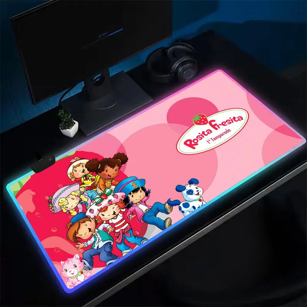 S-Strawberry Shortcake Коврик для мыши Аниме Игровой коврик для мыши Светодиодные настольные коврики с подсветкой Резиновый настольный коврик XXL Коврик для мыши RGB Настольные коврики
S-Strawberry Shortcake Коврик для мыши Аниме Игровой коврик для мыши Светодиодные настольные коврики с подсветкой Резиновый настольный коврик XXL Коврик для мыши RGB Настольные коврики