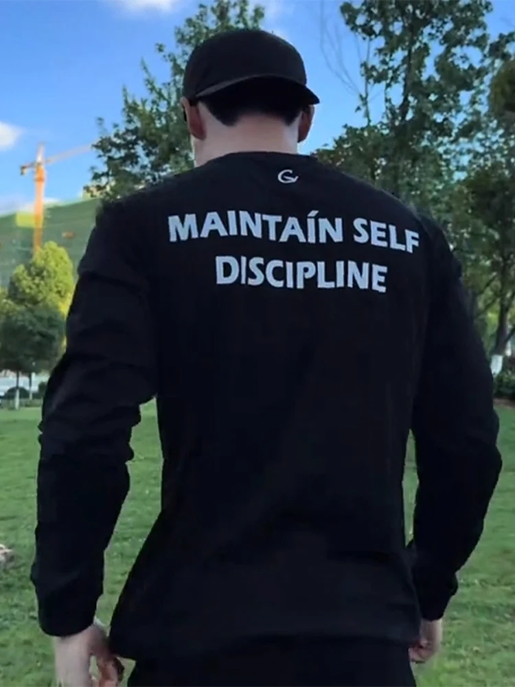 Мужская футболка Bla American Letter Print Pure Cotton Long Sve Trendy High Street Vibe Premium Feeling Cool Top на осень
Мужская футболка Bla American Letter Print Pure Cotton Long Sve Trendy High Street Vibe Premium Feeling Cool Top на осень