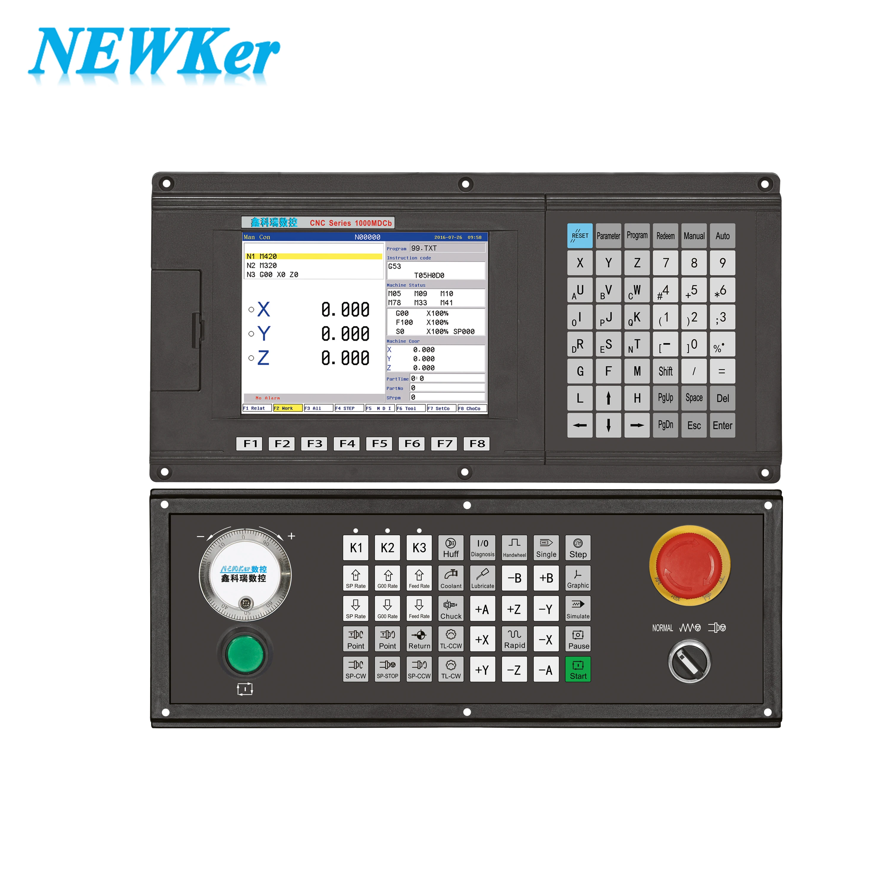 3/4axis Milling Machine Controller Panel Cnc Control System NEW1000MDCa-3
3/4axis Milling Machine Controller Panel Cnc Control System NEW1000MDCa-3