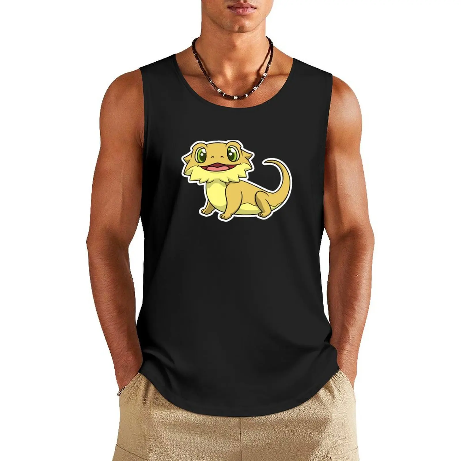 Little Dude the Bearded Dragon Tank Top fitness men clothings sleeveless vests T-shirt for fitness
Little Dude the Bearded Dragon Tank Top fitness men clothings sleeveless vests T-shirt for fitness