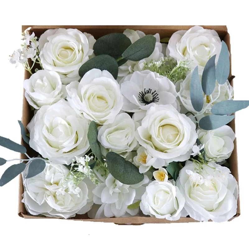 Hot SV-Artificial White Rose Chinese Rose Flowers Heads DIY Wedding Bouquets Party Birthday Fake Flowers Home Decor
Hot SV-Artificial White Rose Chinese Rose Flowers Heads DIY Wedding Bouquets Party Birthday Fake Flowers Home Decor