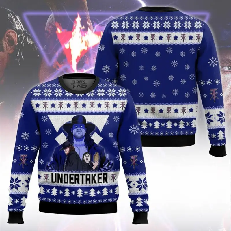 Men's The Undertaker Ugly Sweater Classic Fashion Style Generous Display Personality Suitable For Outdoor Festival Activities
Men's The Undertaker Ugly Sweater Classic Fashion Style Generous Display Personality Suitable For Outdoor Festival Activities