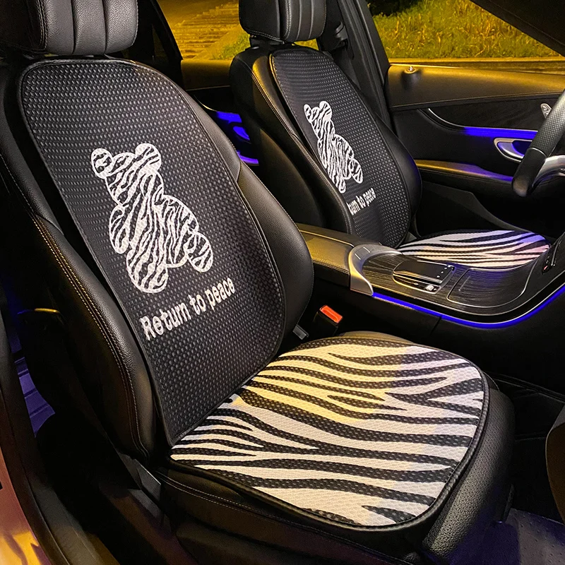 New Four Season Universal Creative Bear Ice Silk Summer Protective Car Seat Cushion Cover Car Interior Accessories
New Four Season Universal Creative Bear Ice Silk Summer Protective Car Seat Cushion Cover Car Interior Accessories