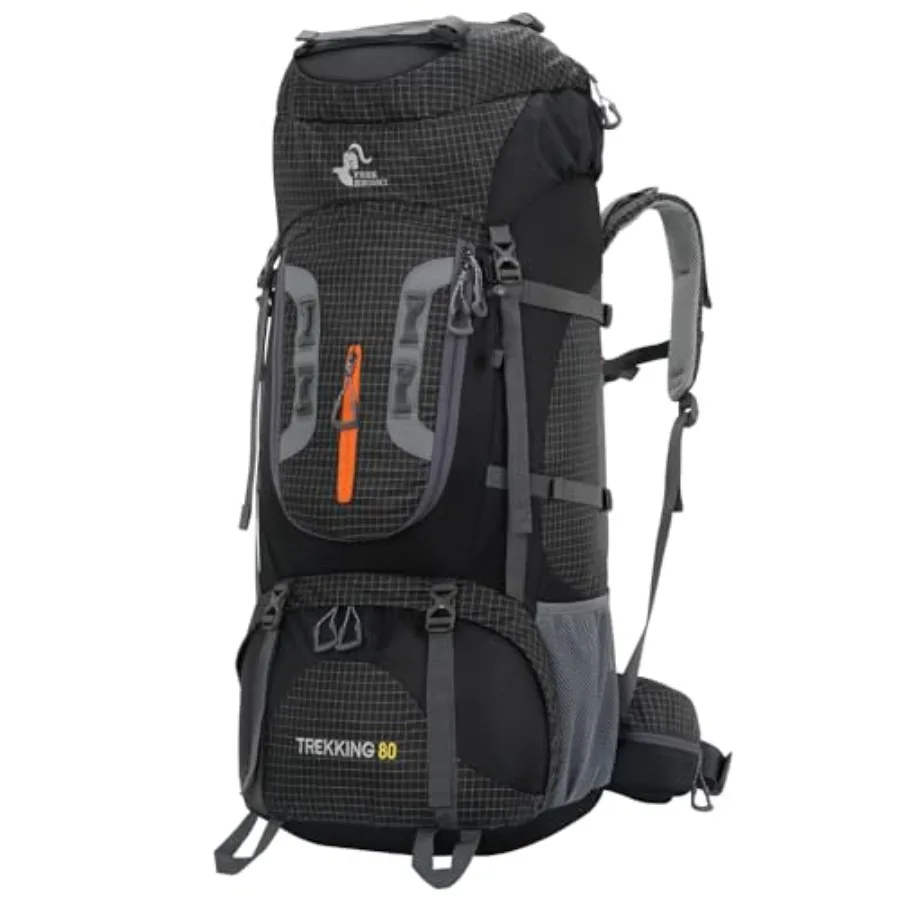 80L Waterproof Hiking Camping Backpack with Rain Cover, Lightweight Outdoor Sport Travel Daypack for Climbing Touring
80L Waterproof Hiking Camping Backpack with Rain Cover, Lightweight Outdoor Sport Travel Daypack for Climbing Touring