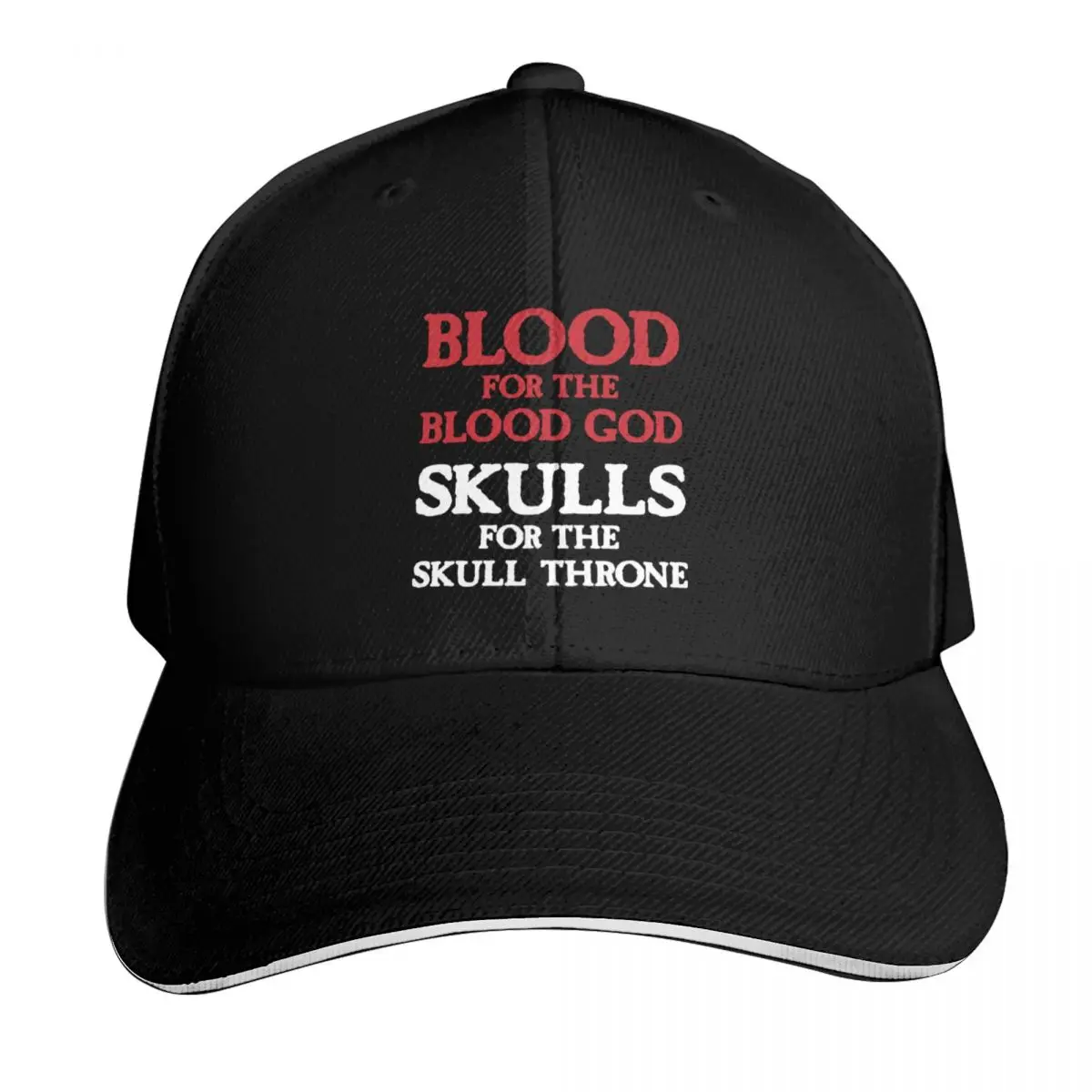 Blood for the Blood God, Skulls for the Skull Throne A (light) Baseball Cap Icon Beach Outing Women's Golf Wear Men's
Blood for the Blood God, Skulls for the Skull Throne A (light) Baseball Cap Icon Beach Outing Women's Golf Wear Men's