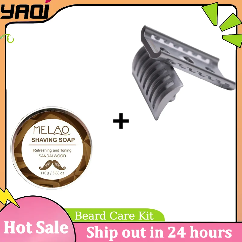 YAQI Matte Chrome Color KNIGHT-HELMET Safety Razor Head for Mens Shaving Razors & Soap Set- Barber-Grade Men's Grooming Tool
YAQI Matte Chrome Color KNIGHT-HELMET Safety Razor Head for Mens Shaving Razors & Soap Set- Barber-Grade Men's Grooming Tool