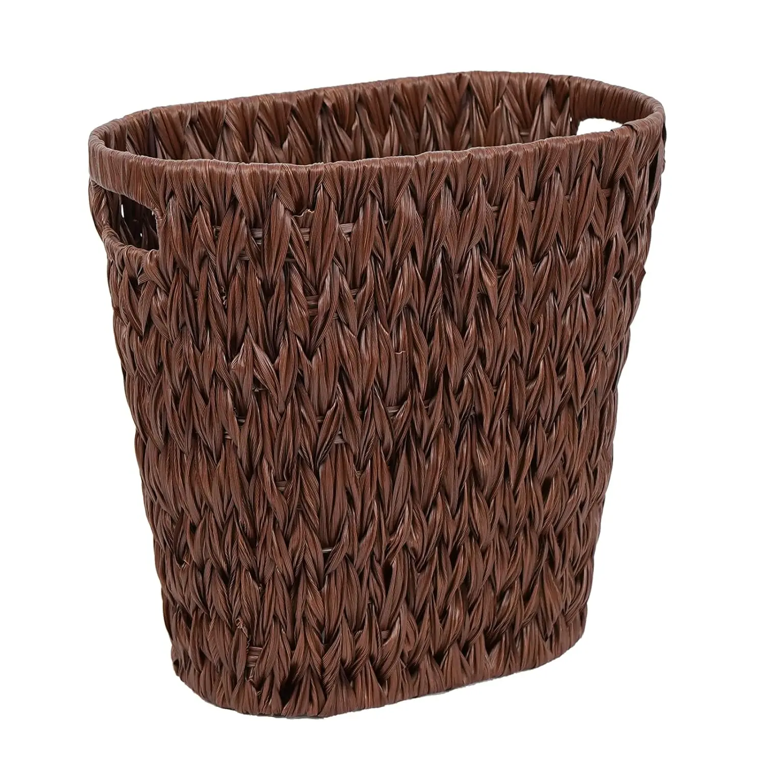 Плетеная корзина для мусора, водонепроницаемая корзина для отходов для ванной комнаты, пластиковая плетеная корзина для мусора со встроенными ручками, 19 л/5 галлонов
Плетеная корзина для мусора, водонепроницаемая корзина для отходов для ванной комнаты, пластиковая плетеная корзина для мусора со встроенными ручками, 19 л/5 галлонов