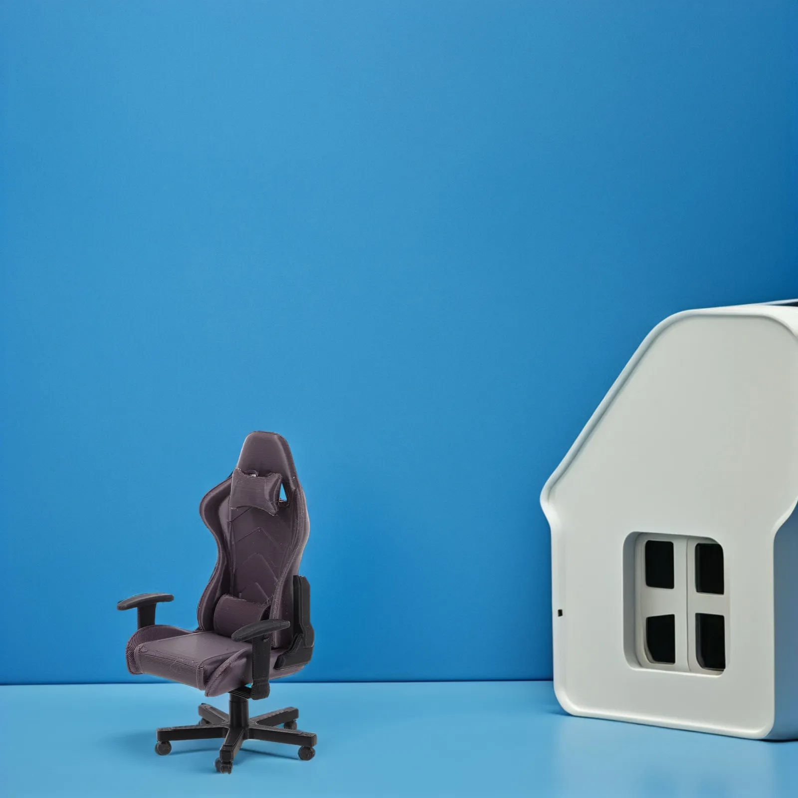 1:12 Scale Miniature Gaming Desk and Chair Realistic Miniature Computer Chair Office Decor for Dollhouse Collector
1:12 Scale Miniature Gaming Desk and Chair Realistic Miniature Computer Chair Office Decor for Dollhouse Collector