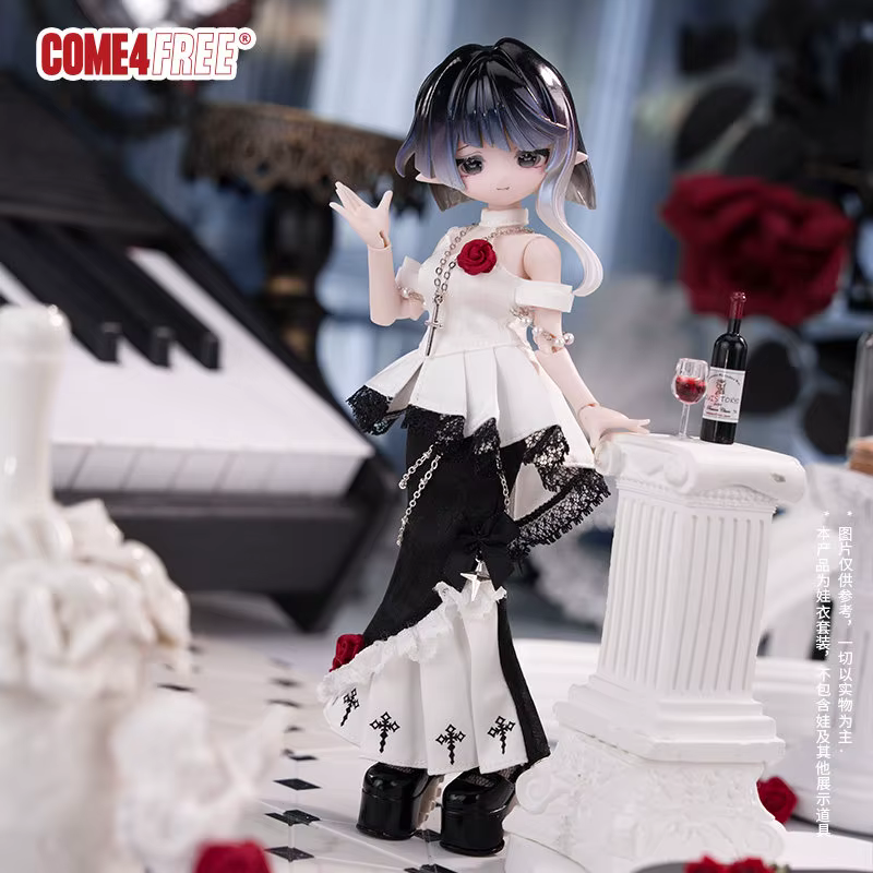 New Come4free 1/8 Bjd Doll Clothes Silent Opera Dress Set Black White Lace Rose Elegant Outfit For Doll Only Clothes No Doll
New Come4free 1/8 Bjd Doll Clothes Silent Opera Dress Set Black White Lace Rose Elegant Outfit For Doll Only Clothes No Doll