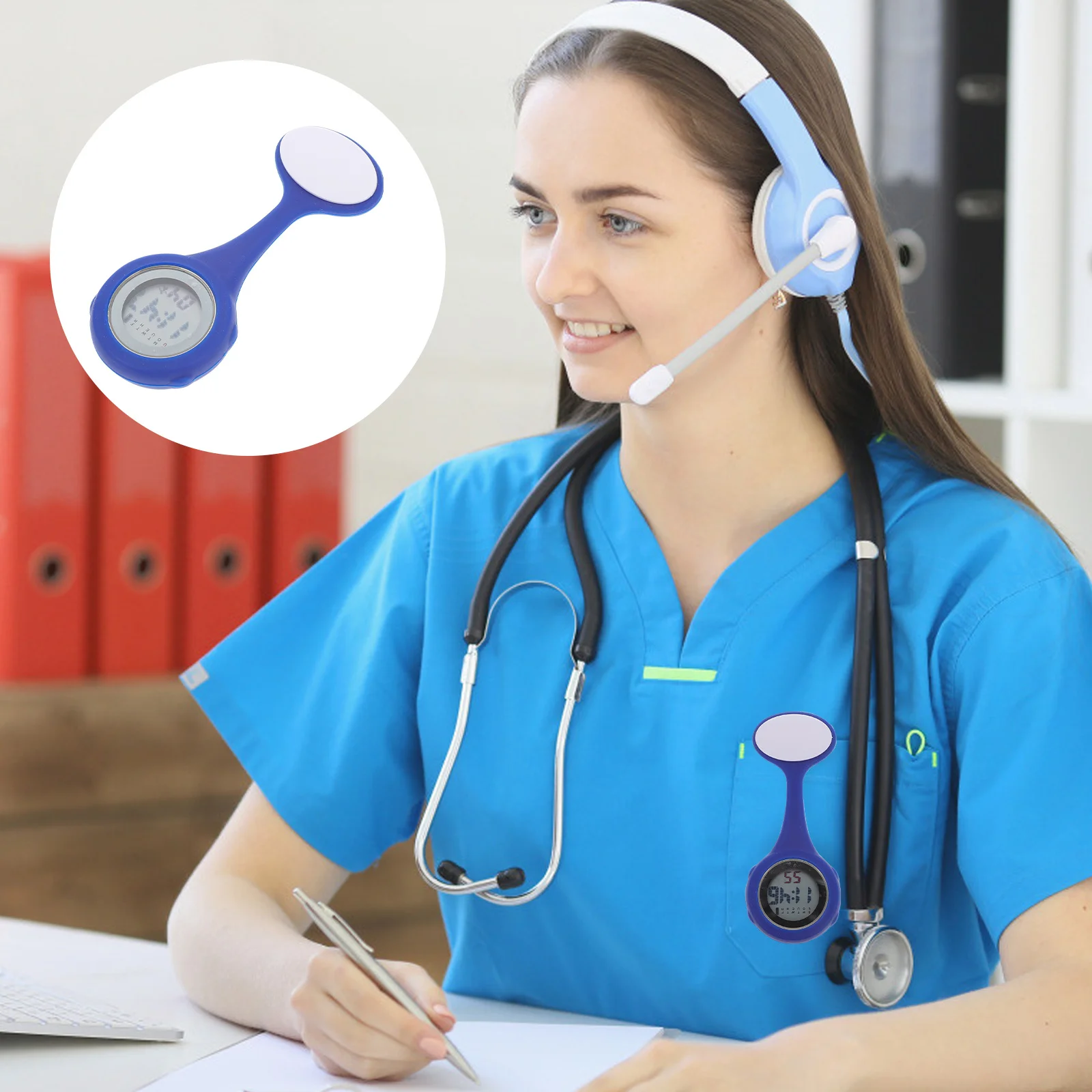 Multifunctional Digital Watch Silicone Zinc Alloy Detachable Pin Nurse Pocket Watch Round Dial Lightweight Portable
Multifunctional Digital Watch Silicone Zinc Alloy Detachable Pin Nurse Pocket Watch Round Dial Lightweight Portable