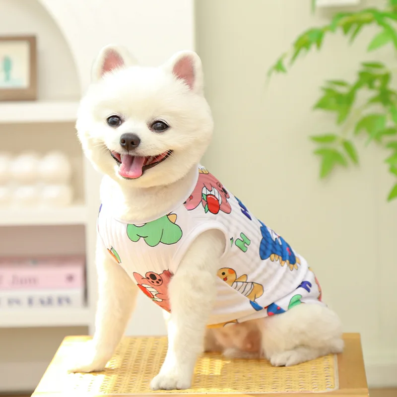 Summer Dog Vest Cute Cartoon print Breathable Thin T-Shirt for Small Big Medium Dog Fashion Chihuahua Yorkshire Vest Pet Clothes
Summer Dog Vest Cute Cartoon print Breathable Thin T-Shirt for Small Big Medium Dog Fashion Chihuahua Yorkshire Vest Pet Clothes
