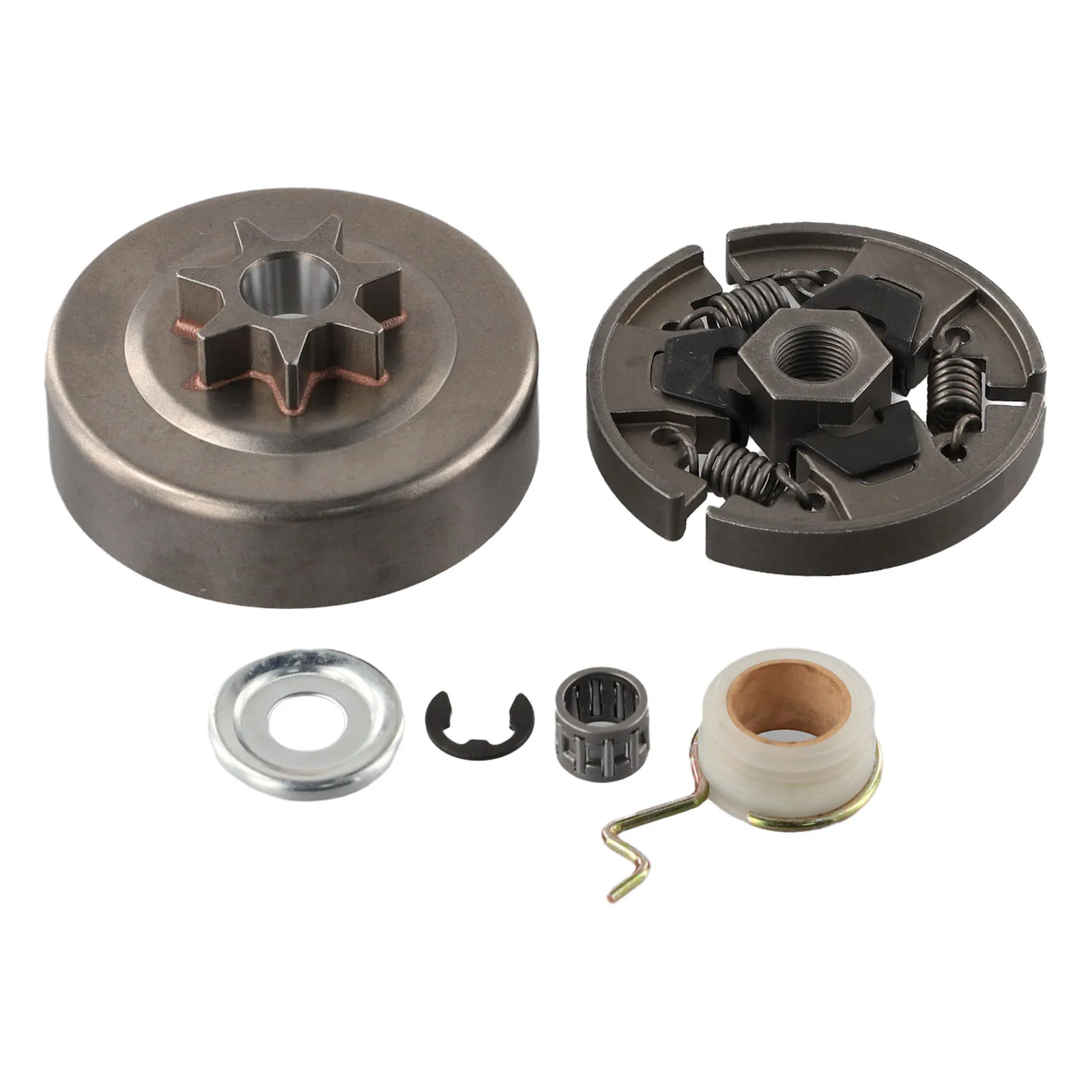 Oil Pump Clutch Drum Kit Assembly Yard Chainsaw E-clip Equipment Garden MS210 MS230 MS250 Needle Bearing Outdoor
Oil Pump Clutch Drum Kit Assembly Yard Chainsaw E-clip Equipment Garden MS210 MS230 MS250 Needle Bearing Outdoor