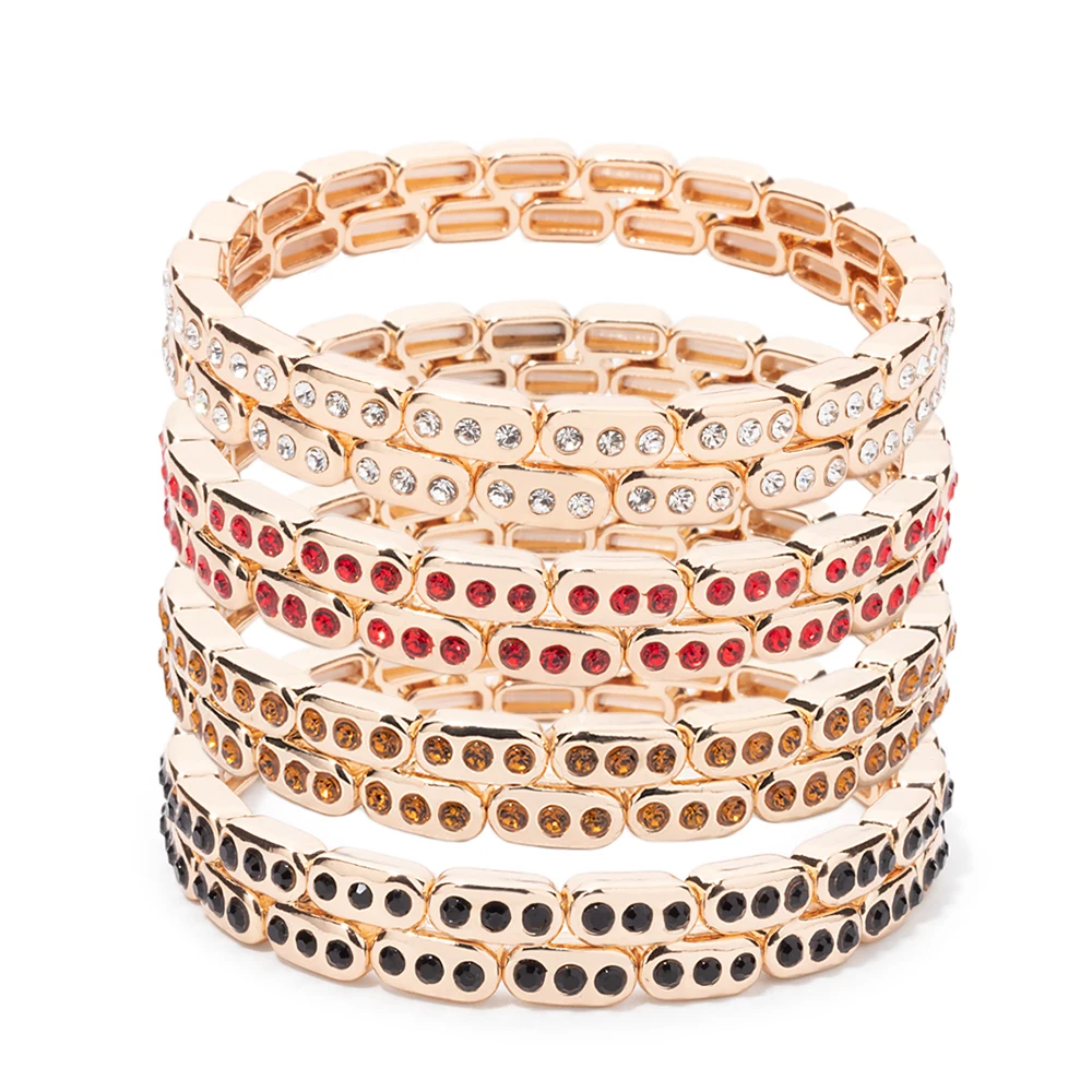 BEUTIFOR New Designs Alloy Gold Color Bracelet for Women Rhinestone Beads Bangle Colorful Zircon Crystal 2024 Jewelry
BEUTIFOR New Designs Alloy Gold Color Bracelet for Women Rhinestone Beads Bangle Colorful Zircon Crystal 2024 Jewelry