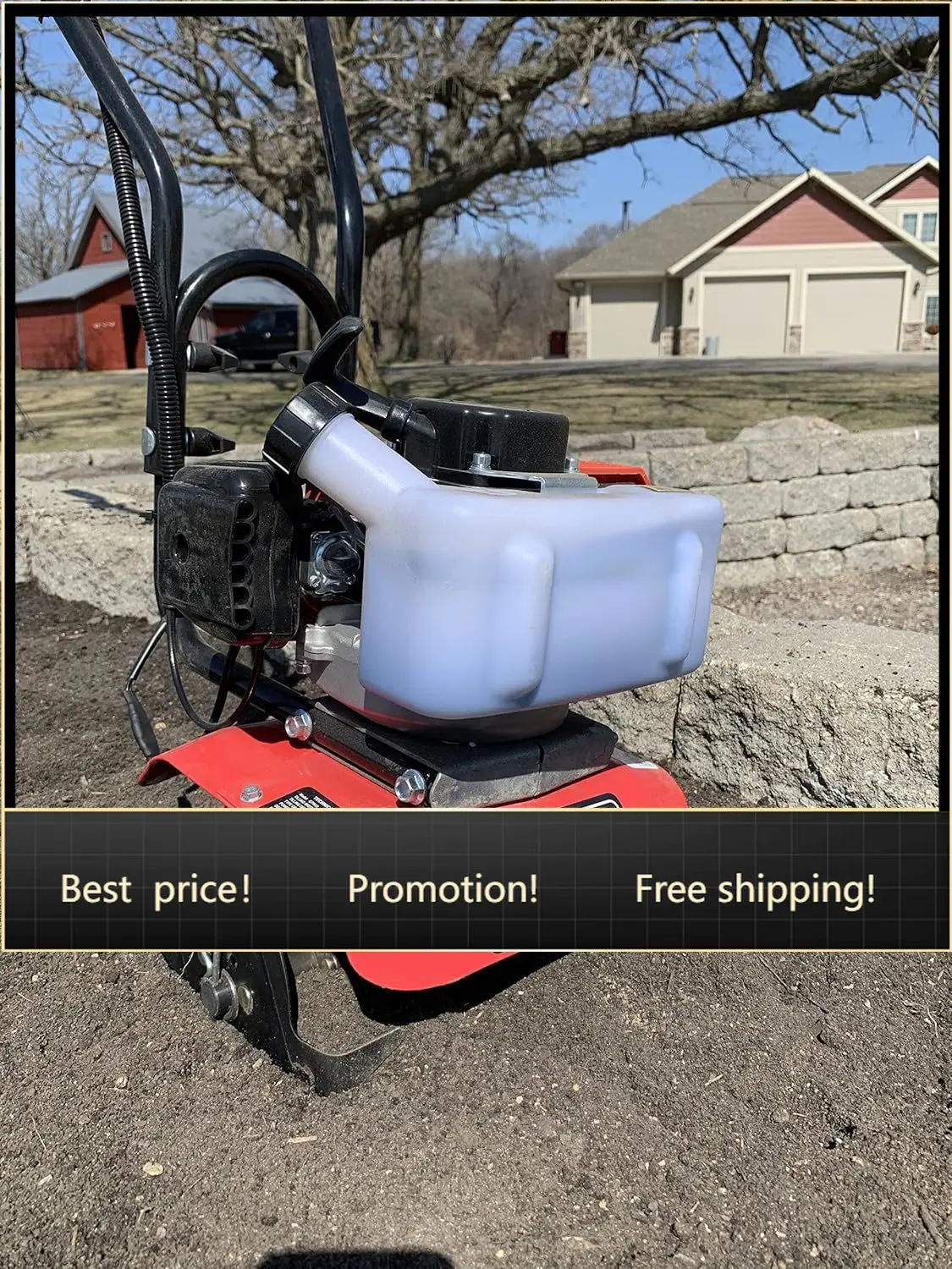 BestsellerGardenTrax Mini Tiller Cultivator Powerful 33cc 2-Cycle Engine
BestsellerGardenTrax Mini Tiller Cultivator Powerful 33cc 2-Cycle Engine