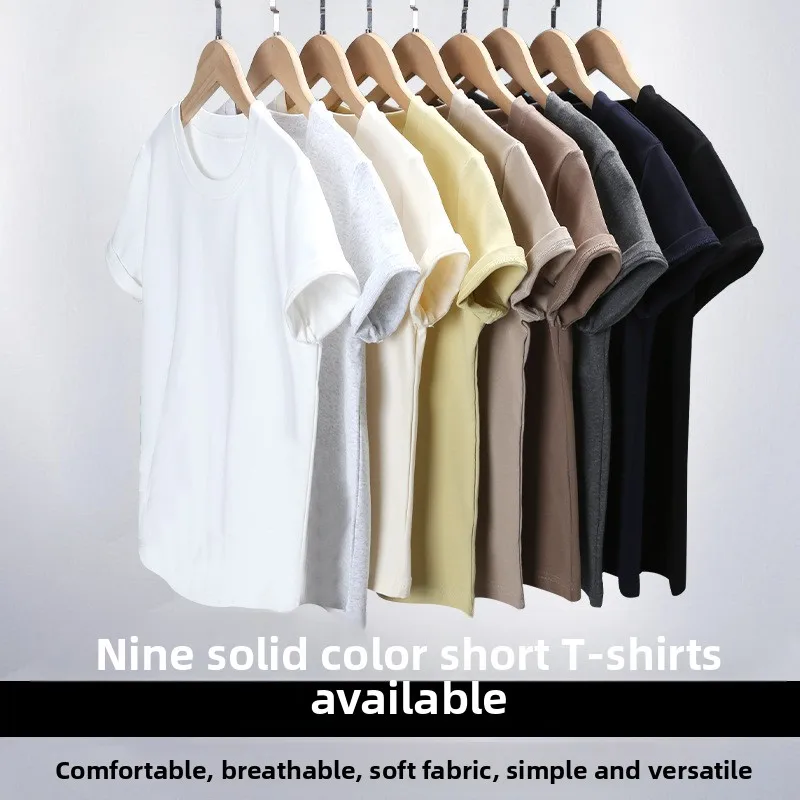 Slim Fit Short Sleeve round Neck T-Shirt Women's Base Shirt Top Half Sleeve Summer Elastic Slimming Short Length French Style...
Slim Fit Short Sleeve round Neck T-Shirt Women's Base Shirt Top Half Sleeve Summer Elastic Slimming Short Length French Style...