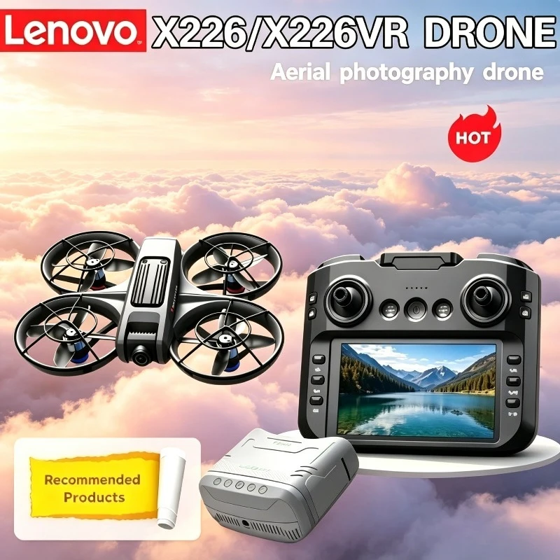 Lenovo X226/X226VR Drone 8K Professional Remote Control Helicopter Plane RC 4K Drone With Screen Quadcopter Toys Gift for Kids
Lenovo X226/X226VR Drone 8K Professional Remote Control Helicopter Plane RC 4K Drone With Screen Quadcopter Toys Gift for Kids