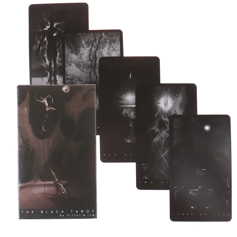 The Black Tarot Cards Divination Deck English Versions Edition Oracle Board Playing Game For Party
The Black Tarot Cards Divination Deck English Versions Edition Oracle Board Playing Game For Party