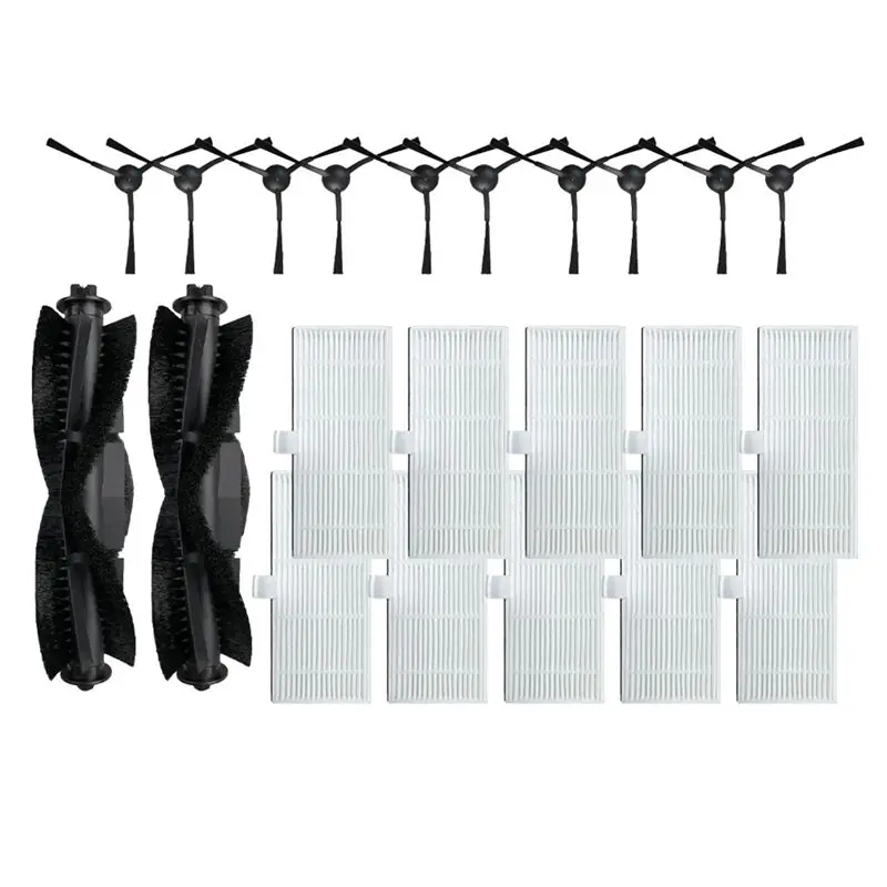 Запасные части и аксессуары для робота-пылесоса Tikom L9000: основная и боковые щетки, HEPA-фильтр, салфетка для влажной уборки
Запасные части и аксессуары для робота-пылесоса Tikom L9000: основная и боковые щетки, HEPA-фильтр, салфетка для влажной уборки