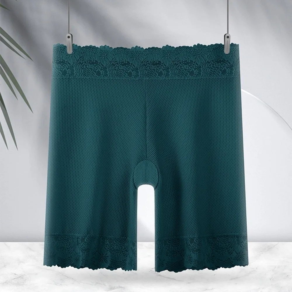Anti Peep Seamless Ice Silk Safety Pants Breathable High Waisted Safety Shorts Tummy Control Lace Edge Underwear Women
Anti Peep Seamless Ice Silk Safety Pants Breathable High Waisted Safety Shorts Tummy Control Lace Edge Underwear Women