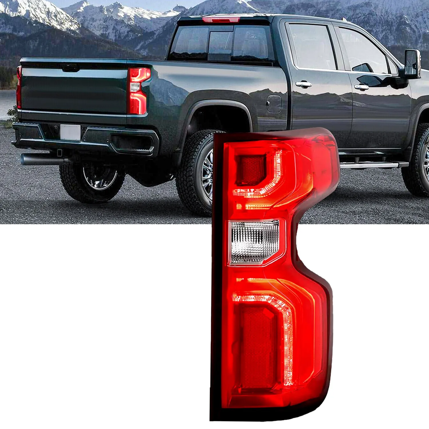 LED Tail Light For 2019-2023 Chevy Silverado 1500 Rear Outer Right Side lamps
LED Tail Light For 2019-2023 Chevy Silverado 1500 Rear Outer Right Side lamps
