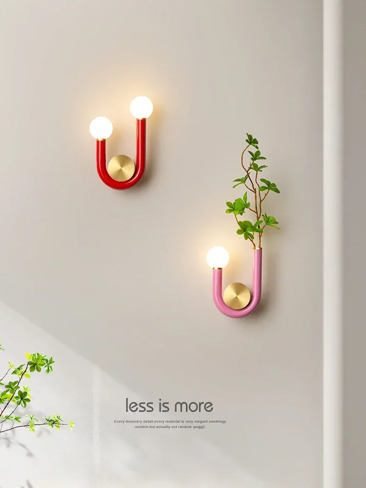 Memphis Bedroom Bedside Wall Light Minimalist Living Room Background Wall Decorative Luminaires wall lamp
Memphis Bedroom Bedside Wall Light Minimalist Living Room Background Wall Decorative Luminaires wall lamp
