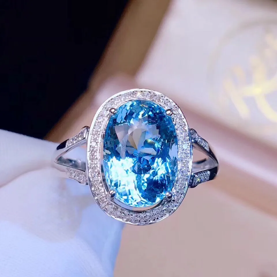 Luxury 18K Gold Plating Topaz Ring for Party 6ct 10mm*14mm Natural Topaz Silver Ring Solid 925 Silver Gemstone Jewelry
Luxury 18K Gold Plating Topaz Ring for Party 6ct 10mm*14mm Natural Topaz Silver Ring Solid 925 Silver Gemstone Jewelry