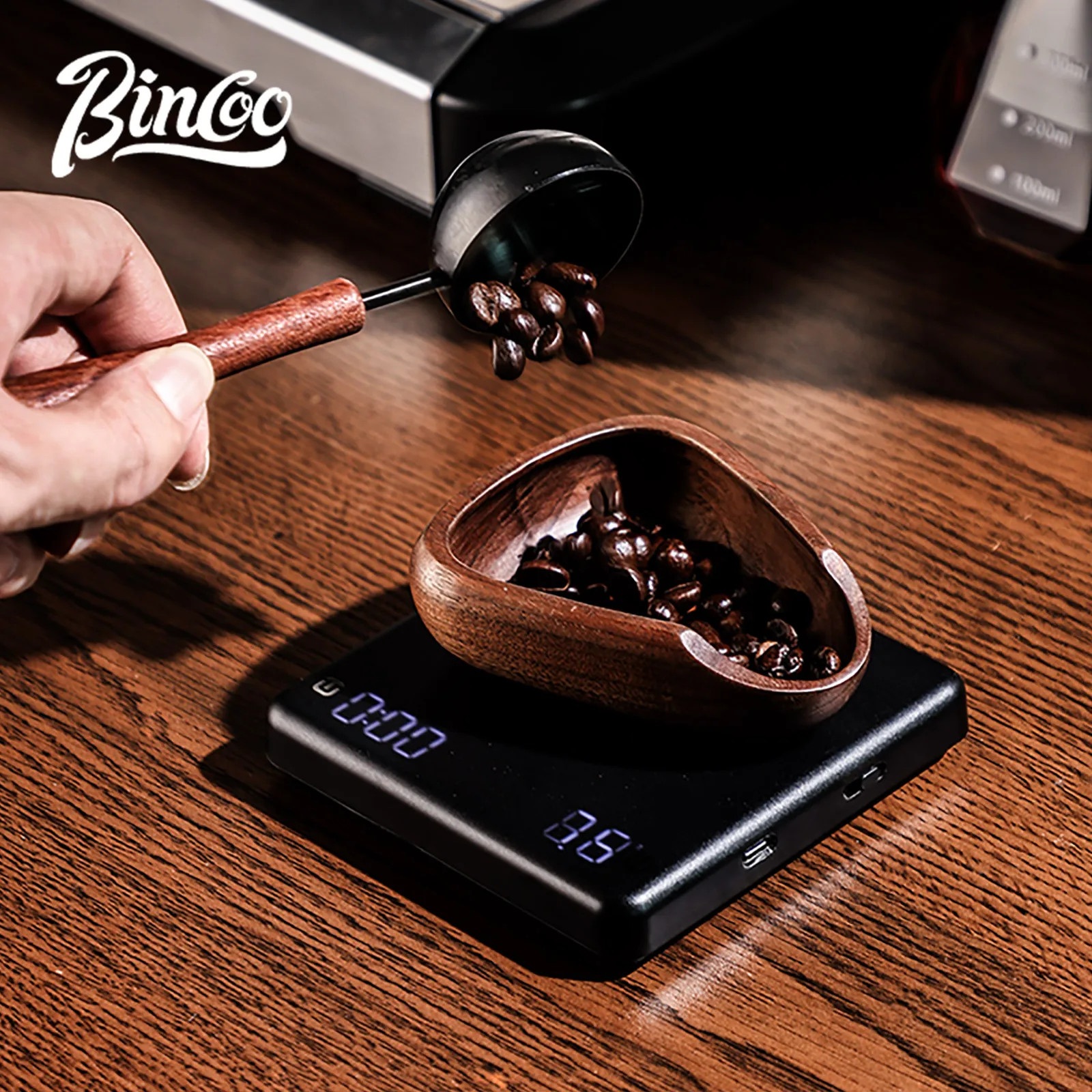 Bincoo Mini Coffee Scale Coffee Bean Electronic Scale With Three Modes 0.1g/2KG Precise Weight Type-C Rechargeable Barista Tools
Bincoo Mini Coffee Scale Coffee Bean Electronic Scale With Three Modes 0.1g/2KG Precise Weight Type-C Rechargeable Barista Tools