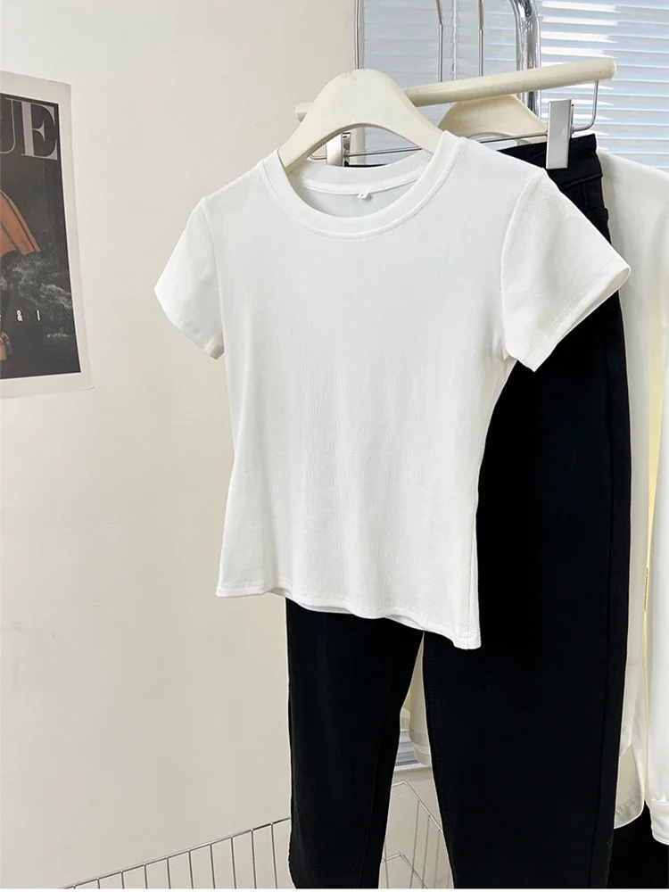 Summer Women T Shirt T-Shirt Woman Clothes Tops Tshirt Female Crop Top Tees Y2k Para Mujer Ropa De Mujer Roupas Feminina Traf
Summer Women T Shirt T-Shirt Woman Clothes Tops Tshirt Female Crop Top Tees Y2k Para Mujer Ropa De Mujer Roupas Feminina Traf