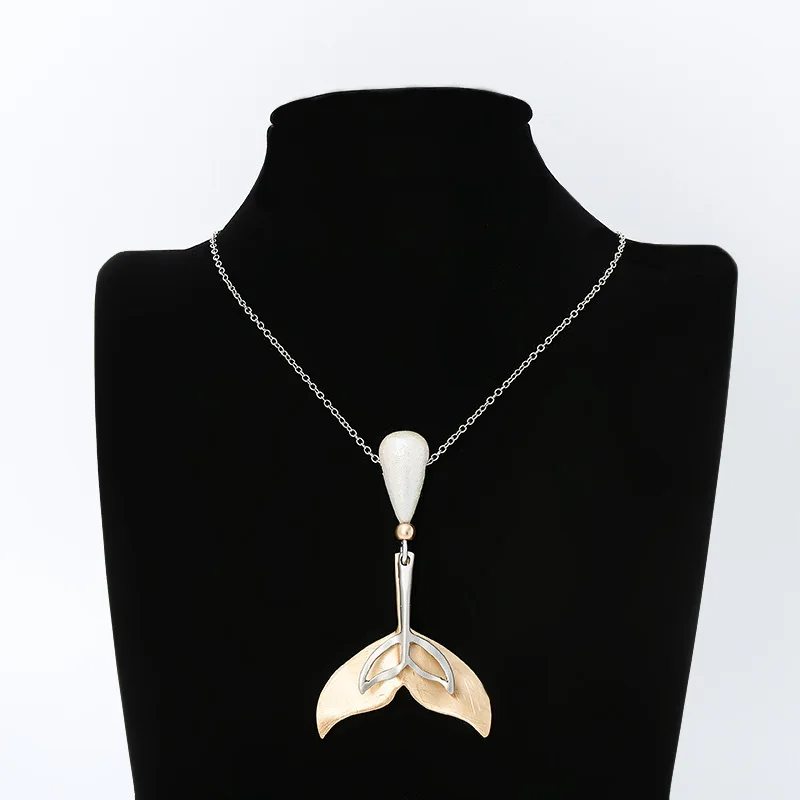 DIY accessories European and American new necklaces, high-end mermaid tail popular jewelry, sweater chain, long pearl foreign tr
DIY accessories European and American new necklaces, high-end mermaid tail popular jewelry, sweater chain, long pearl foreign tr