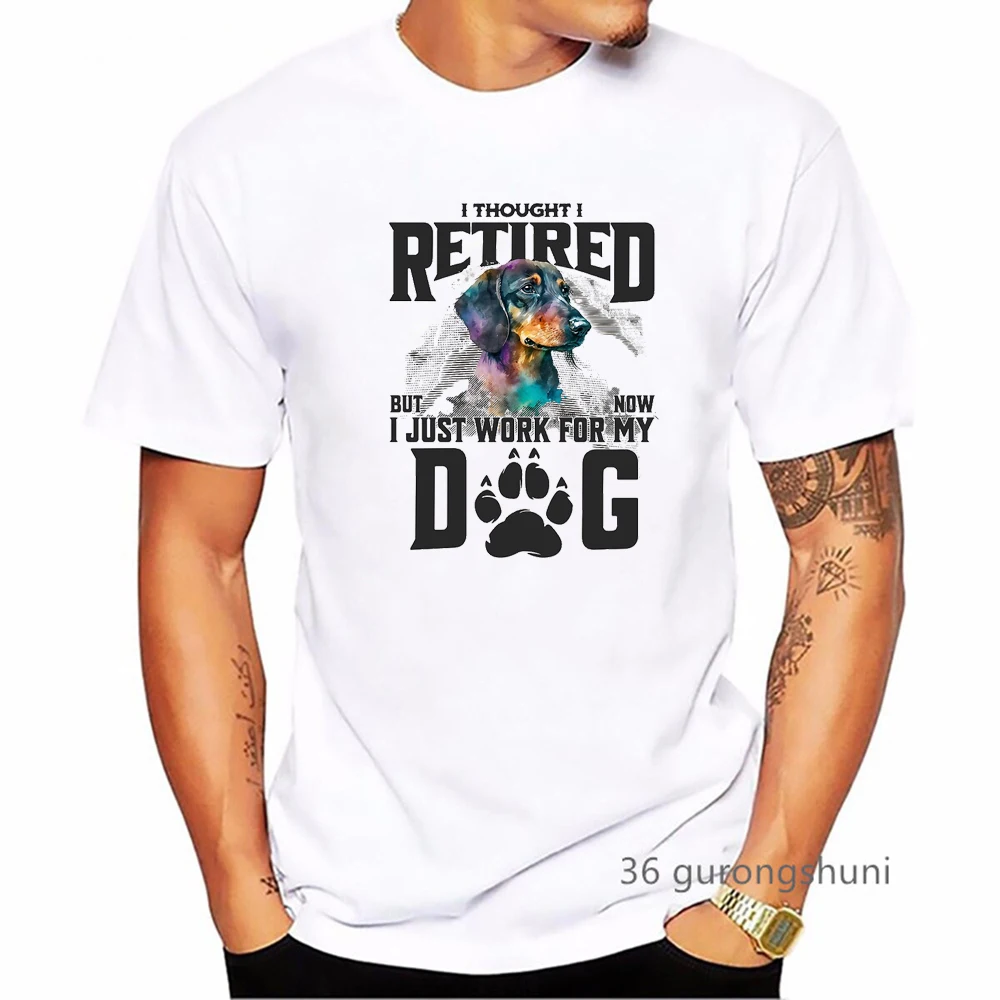 Dog Lover Graphic Print T Shirt Men Dachshund/Pug/Jack Russell Terrier/Schnauzer/Bernese Mountain/French Bulldog T-Shirt Homme
Dog Lover Graphic Print T Shirt Men Dachshund/Pug/Jack Russell Terrier/Schnauzer/Bernese Mountain/French Bulldog T-Shirt Homme