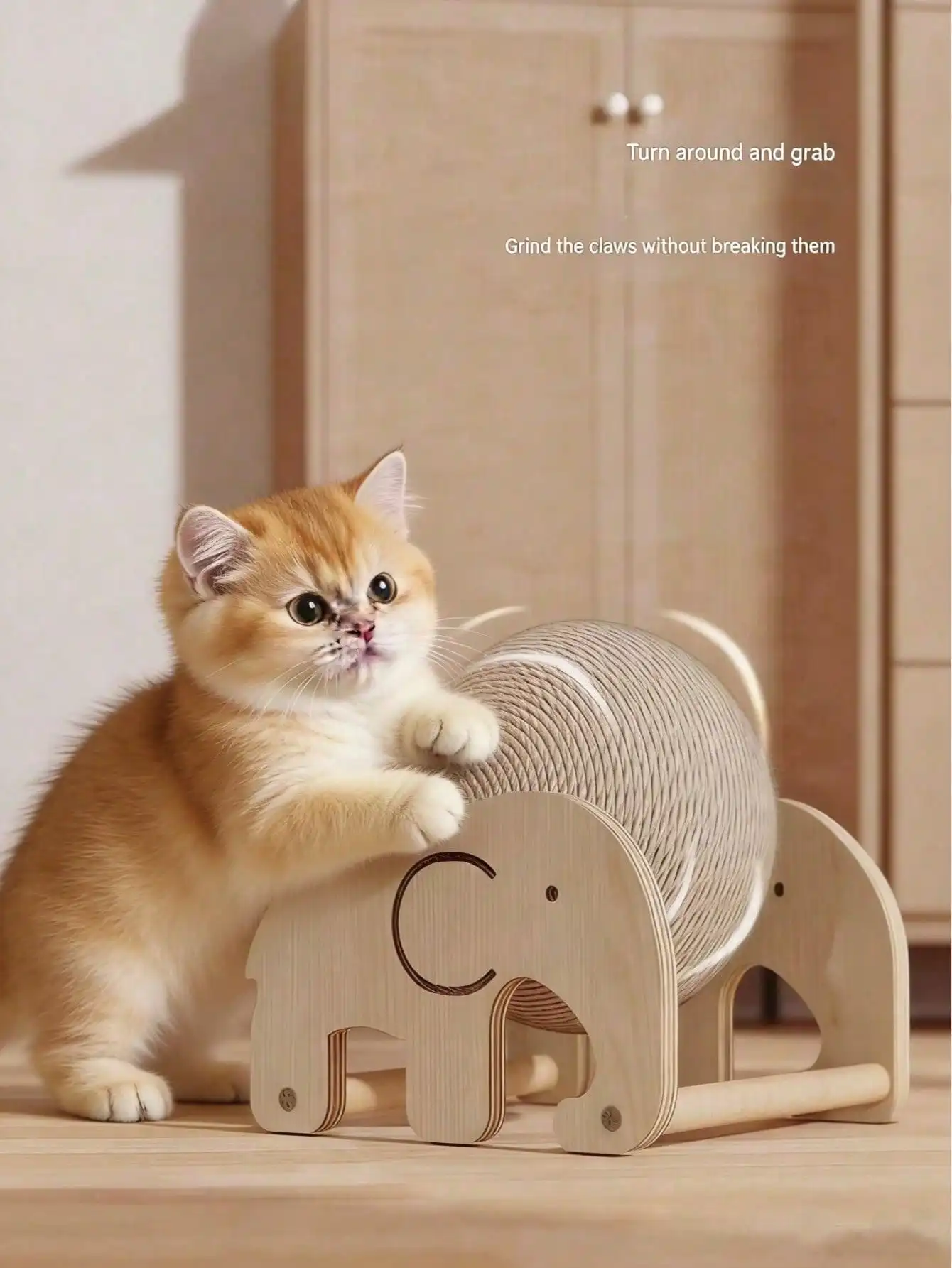 1pc Durable Sisal Cat Scratching Board, Cat Tree, Cat Scratch Ball, Cat Scratch Post, Wear-Resistant And Anti-Scratch
1pc Durable Sisal Cat Scratching Board, Cat Tree, Cat Scratch Ball, Cat Scratch Post, Wear-Resistant And Anti-Scratch
