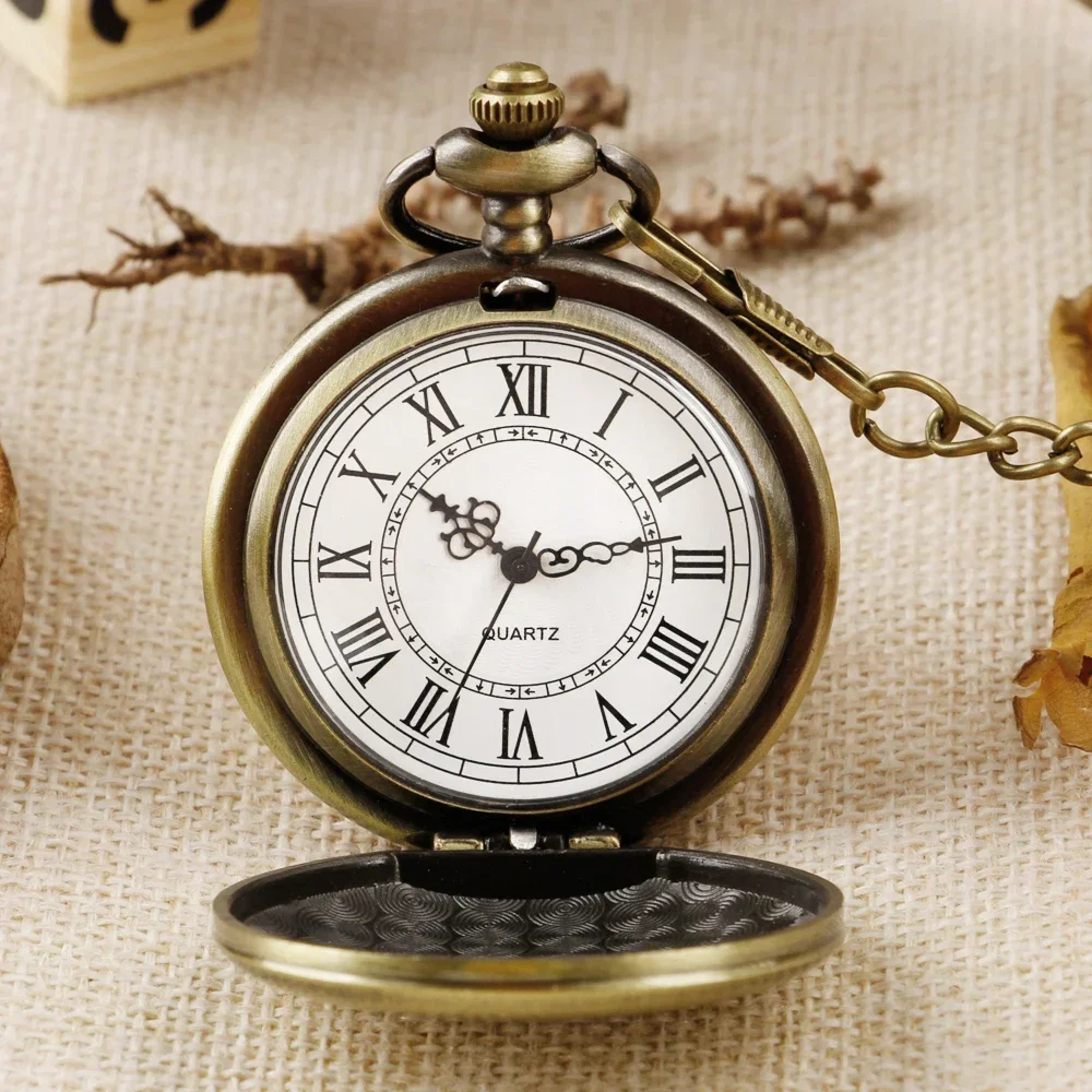 Antique Bronze Full Hunter Pure Color Quartz Pocket Watch Retro Steampunk Pendant Clock 30CM Chain Gift for Men Women friend
Antique Bronze Full Hunter Pure Color Quartz Pocket Watch Retro Steampunk Pendant Clock 30CM Chain Gift for Men Women friend