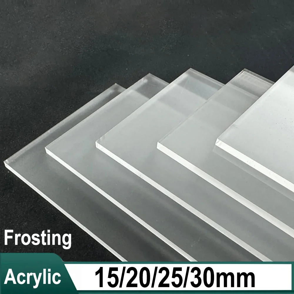 1Pcs Frosted Matte Acrylic Sheet 15/20/25/30mm Thick Matte Organic Plastic Sheet For DIY,Picture Frames,Signs
1Pcs Frosted Matte Acrylic Sheet 15/20/25/30mm Thick Matte Organic Plastic Sheet For DIY,Picture Frames,Signs