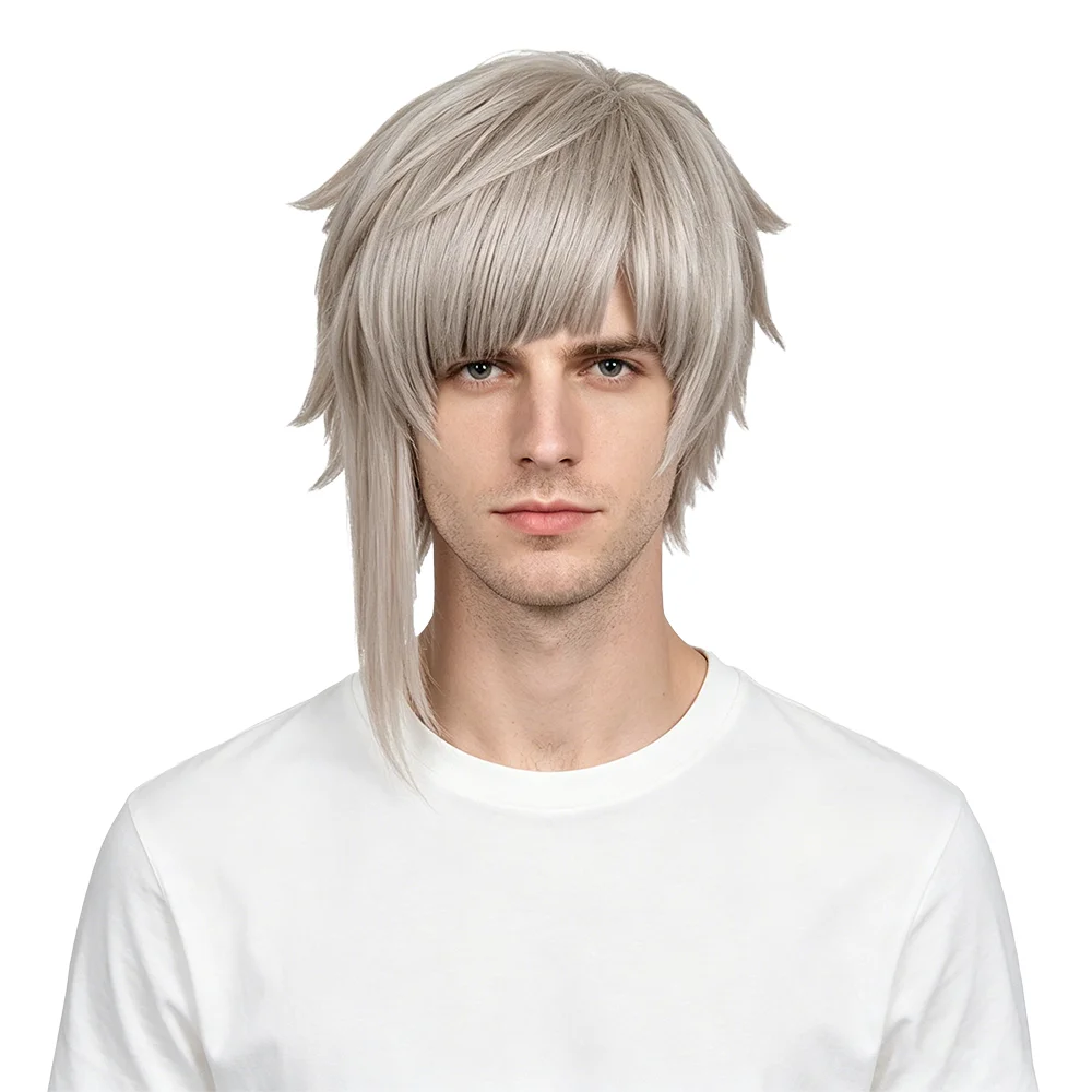 Anime Cosplay Atsushi Nakajima Wig Light Linen Gray Daily Spiky Short Heat Resistant Synthetic Wig For Halloween Comic Con Party
Anime Cosplay Atsushi Nakajima Wig Light Linen Gray Daily Spiky Short Heat Resistant Synthetic Wig For Halloween Comic Con Party