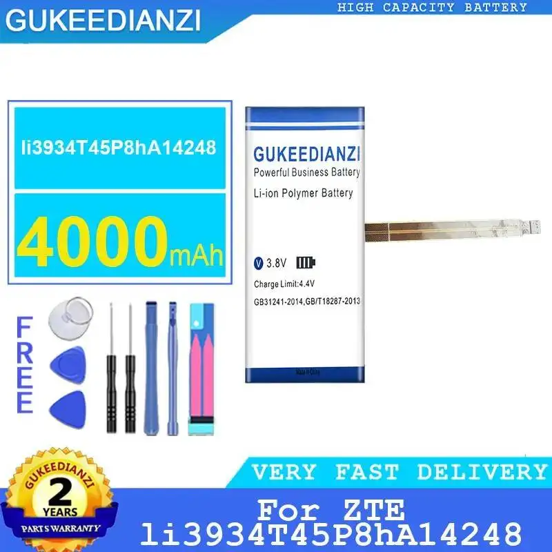 For Zte Li3934t45p8ha14248 Long-Lasting 4000Mah Mobile Phone Battery
For Zte Li3934t45p8ha14248 Long-Lasting 4000Mah Mobile Phone Battery