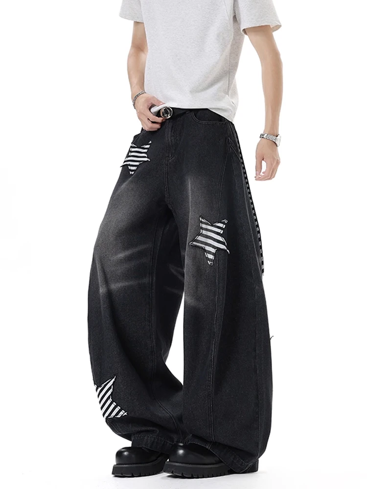 Retro Waed American Star Denim Jeans Men's Autumn Straight Leg Casual Pants Loose Fit Versatile Casual Jeans
Retro Waed American Star Denim Jeans Men's Autumn Straight Leg Casual Pants Loose Fit Versatile Casual Jeans