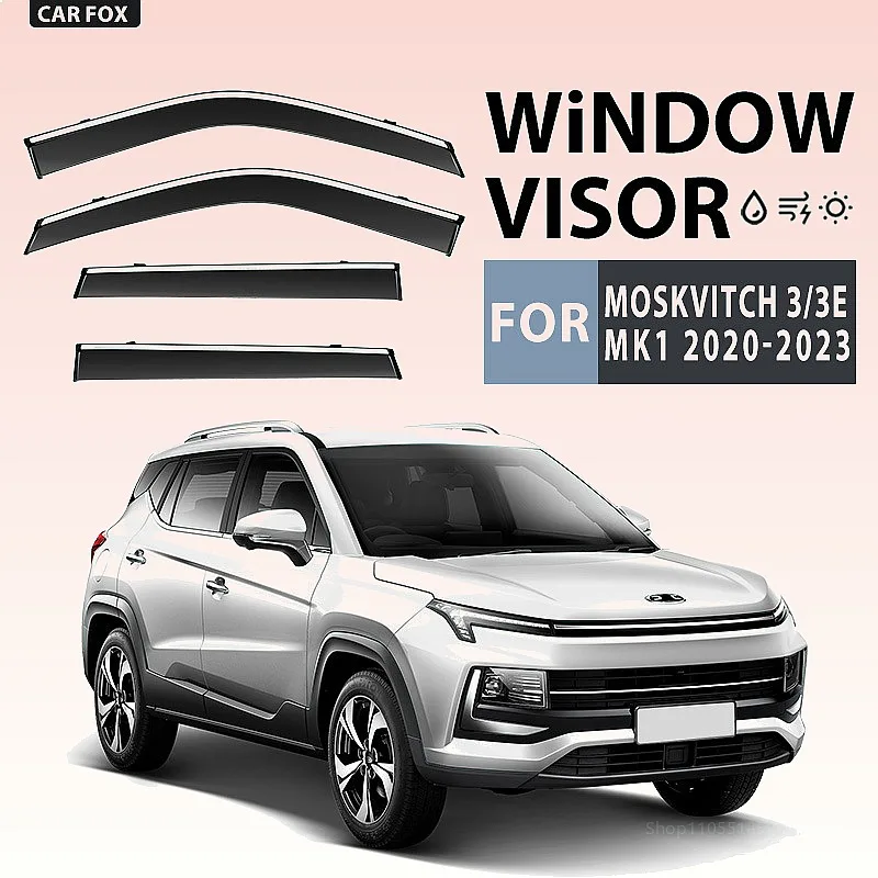 For Moskvitch 3/3E 2020+ Car Window Visor Rain Sun Shade Side Window Awning Auto Accessories
For Moskvitch 3/3E 2020+ Car Window Visor Rain Sun Shade Side Window Awning Auto Accessories