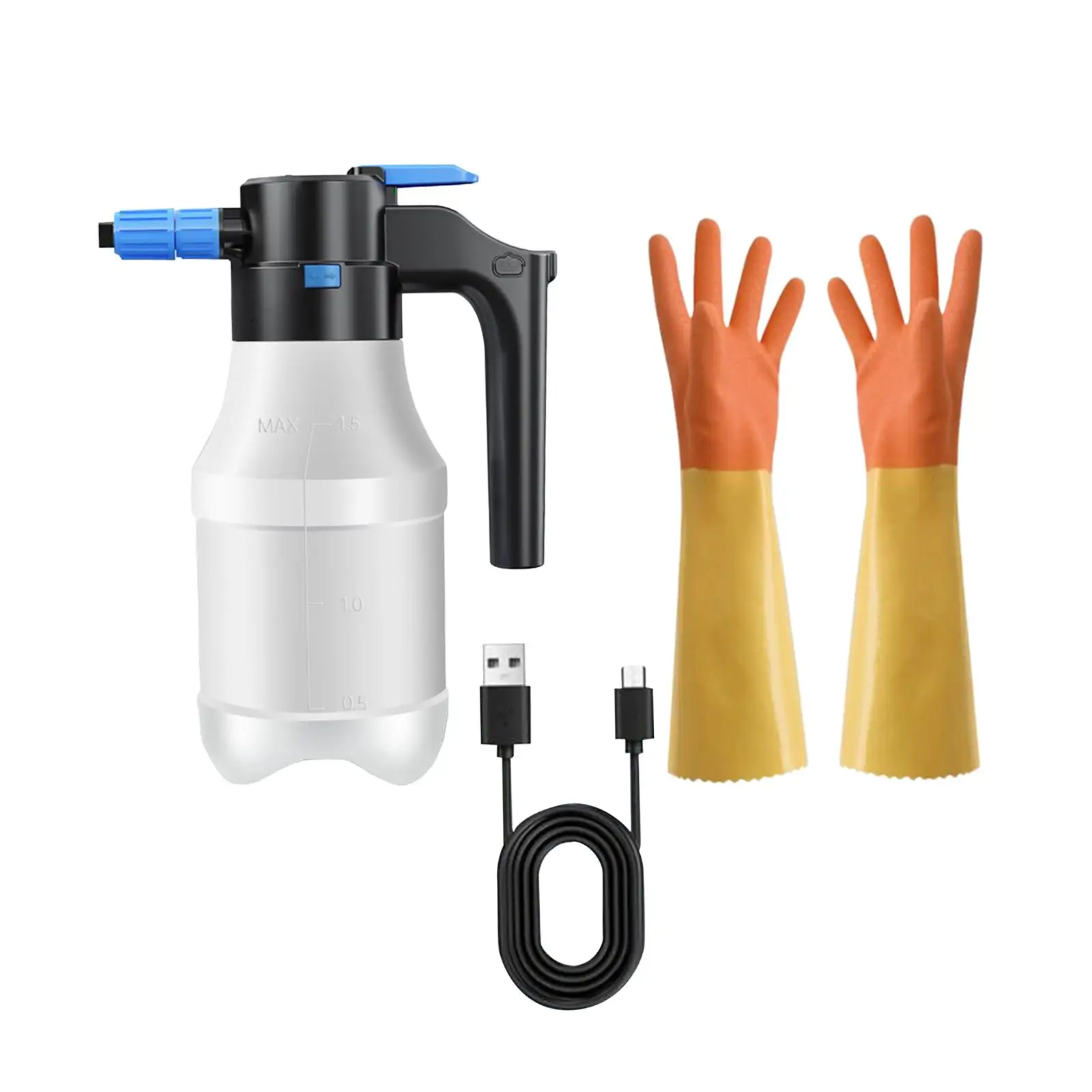 1.5L Electric Foam Sprayer Electric Pressure Washer Pressure Foam Sprayer Multifunctional Home Cleaning Car Detailing Washing
1.5L Electric Foam Sprayer Electric Pressure Washer Pressure Foam Sprayer Multifunctional Home Cleaning Car Detailing Washing
