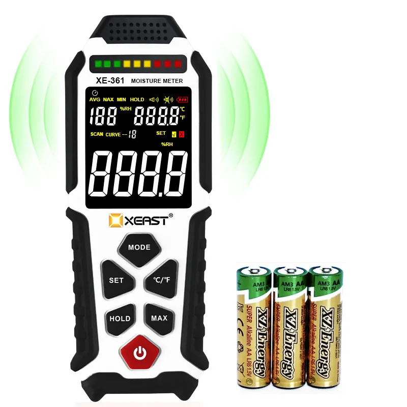 High Precision Digital Moisture Meter Accurate Indoor Outdoor Humidity LCD Display Test Instruments
High Precision Digital Moisture Meter Accurate Indoor Outdoor Humidity LCD Display Test Instruments