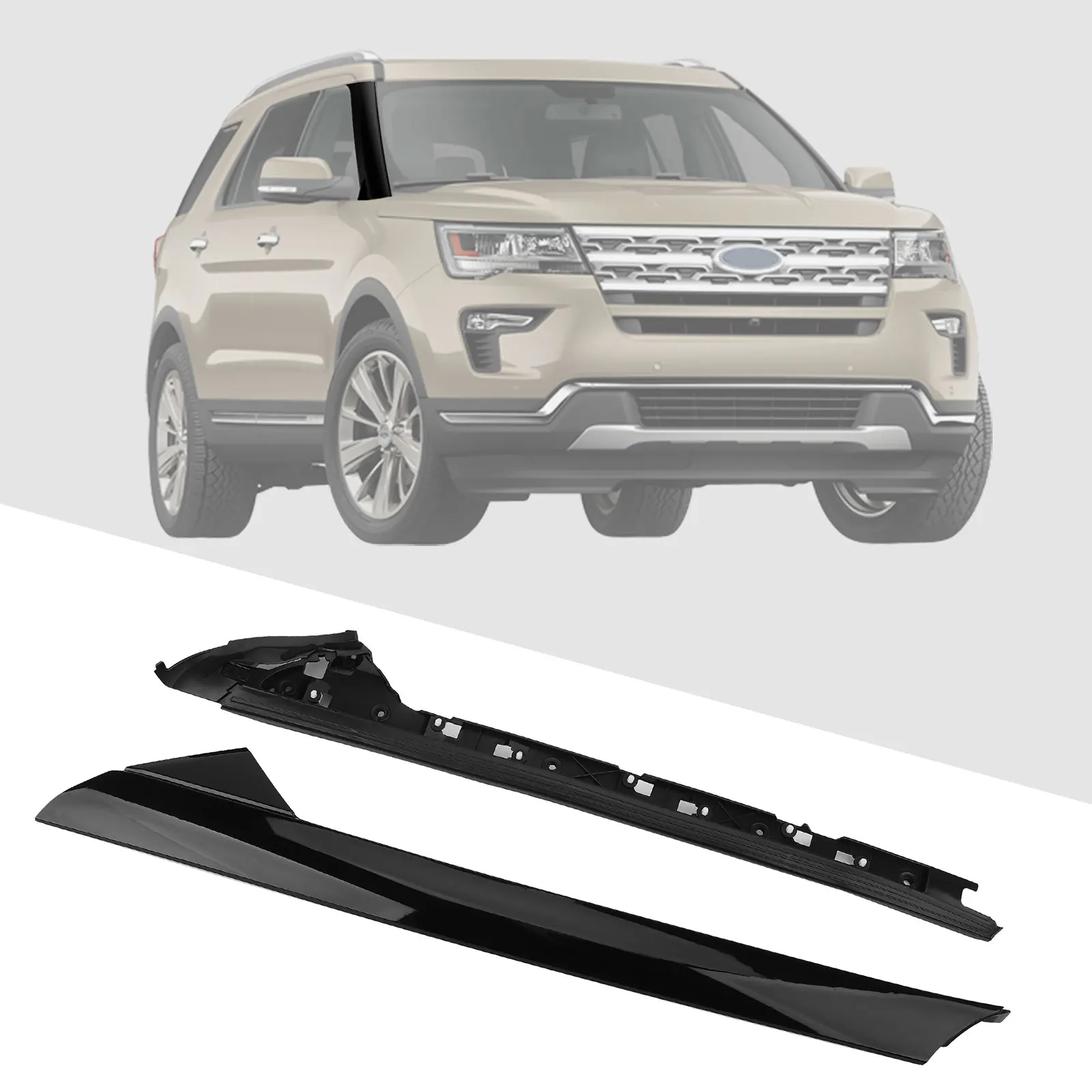 2pcs Windshield Outer Trim A-Pillar Molding Driver Left Passenger Right Side BB5Z7803145AA BB5Z7803144AA For 11-19 Ford Explorer
2pcs Windshield Outer Trim A-Pillar Molding Driver Left Passenger Right Side BB5Z7803145AA BB5Z7803144AA For 11-19 Ford Explorer