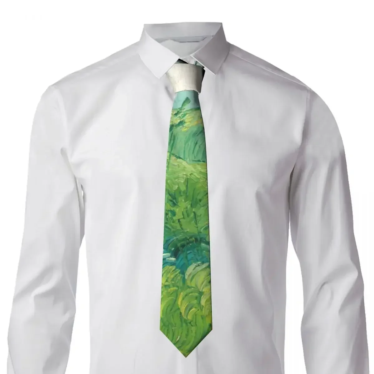 Men's Tie Green Wheat Fields Neck Ties Vincent Van Gogh Casual Collar Tie Daily Wear Party Quality Necktie Accessories
Men's Tie Green Wheat Fields Neck Ties Vincent Van Gogh Casual Collar Tie Daily Wear Party Quality Necktie Accessories
