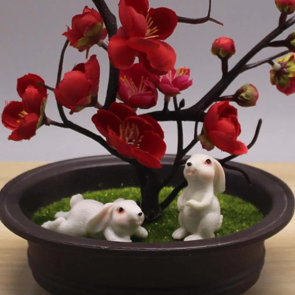 Набор из 4 миниатюрных фигурок кроликов для бонсай, милые маленькие статуэтки кроликов, украшение для рабочего стола и сада, изделие из смолы, домашний декор, пасхальный подарок для детей
Набор из 4 миниатюрных фигурок кроликов для бонсай, милые маленькие статуэтки кроликов, украшение для рабочего стола и сада, изделие из смолы, домашний декор, пасхальный подарок для детей