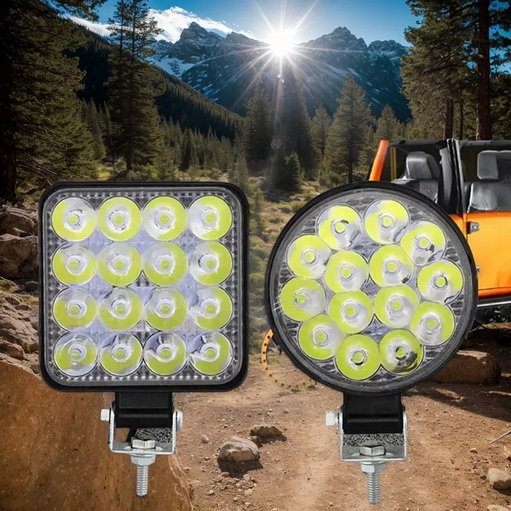 48W Car LED Worklight - MINI 16SMD Round Square 12V Fog Lamp for ATV SUV Off-Road Spotlight
48W Car LED Worklight - MINI 16SMD Round Square 12V Fog Lamp for ATV SUV Off-Road Spotlight