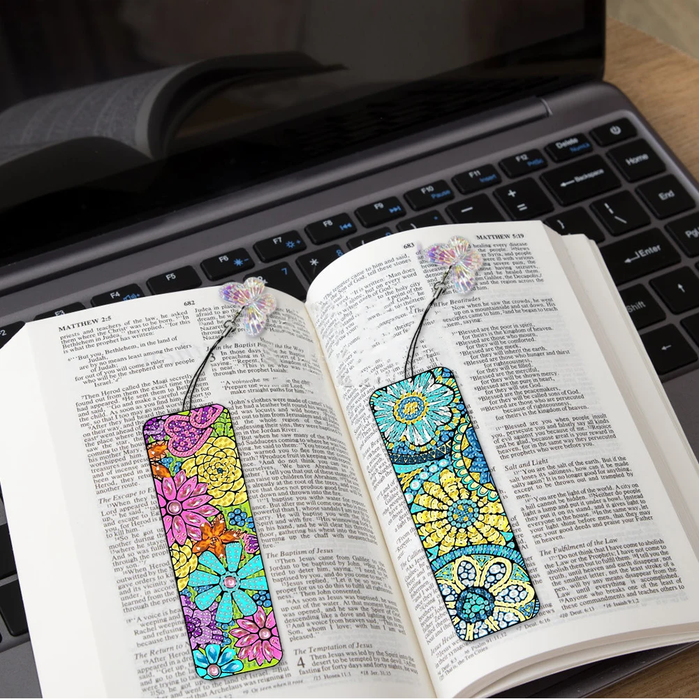 3Pcs Butterfly DIY Diamond Art Bookmark Mandala Bookmark Gift for Book Lovers (A)
3Pcs Butterfly DIY Diamond Art Bookmark Mandala Bookmark Gift for Book Lovers (A)