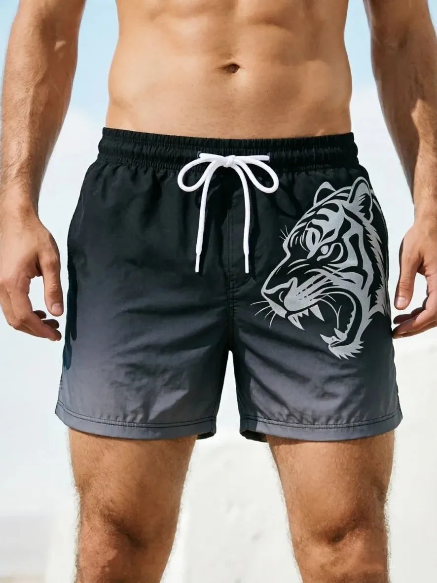 Comfortable Loose Beach Shorts for Men 3D Printed Polyester Fiber Elastic Waist Casual Shorts Suitable for All Seasons
Comfortable Loose Beach Shorts for Men 3D Printed Polyester Fiber Elastic Waist Casual Shorts Suitable for All Seasons