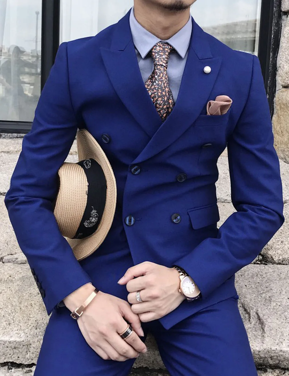 Men's Suit Korean Style Slim 2 Piece Fit Business Small with Trousers Professional Formal Wear Groomsmen Bridegroom Wedding Suit
Men's Suit Korean Style Slim 2 Piece Fit Business Small with Trousers Professional Formal Wear Groomsmen Bridegroom Wedding Suit